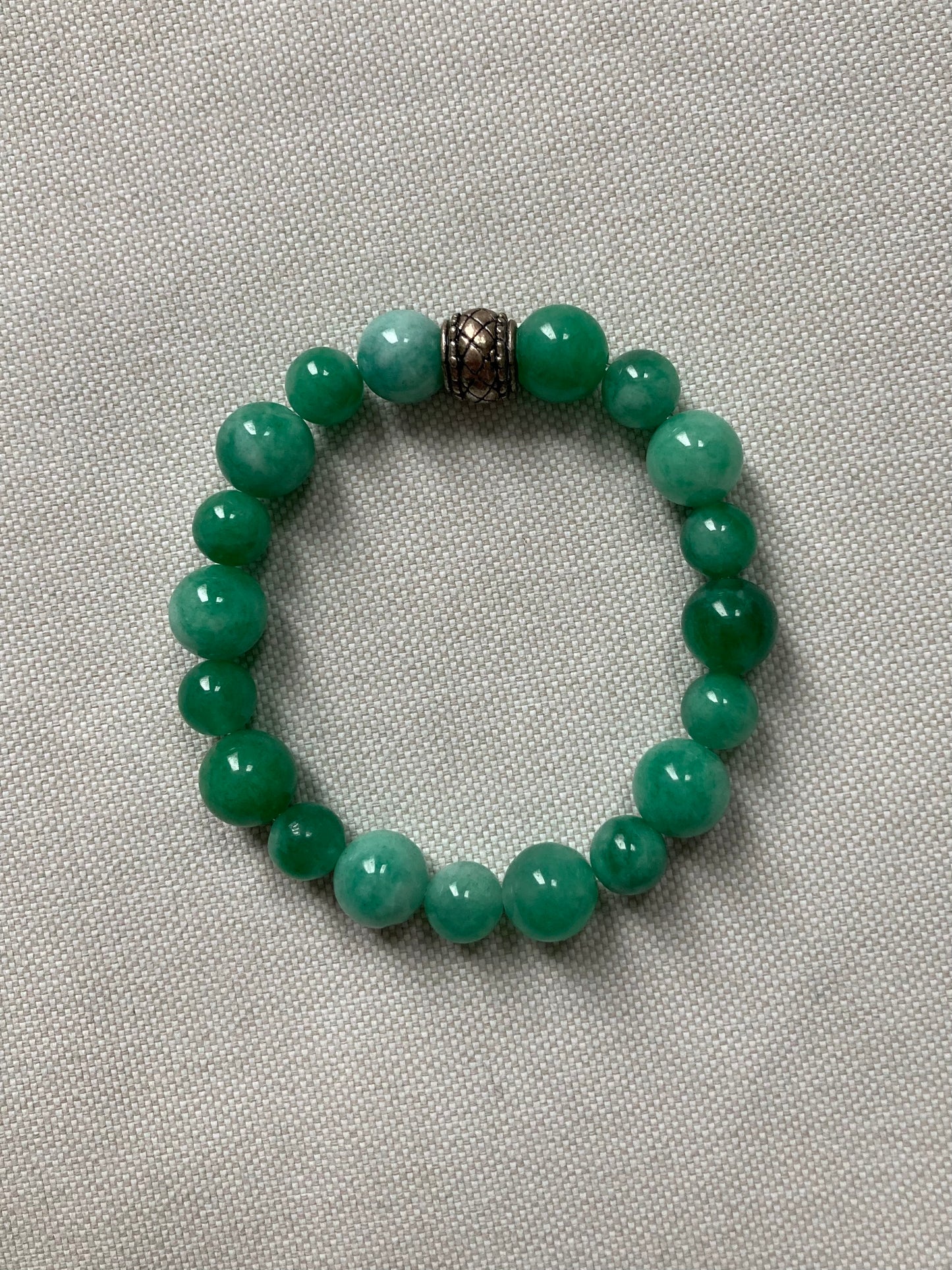 Bracelet agate verte